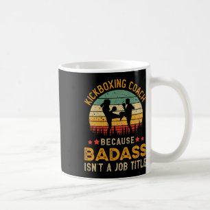 Taza De Café Regalo divertido para hombres entrenador de kickbo