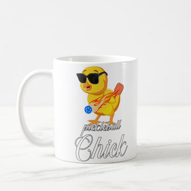 Taza De Café Regalo divertido para la chica de las bolas (Izquierda)