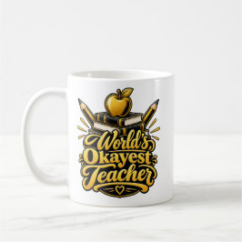 Taza De Café Regalo divertido para maestros: Enseñar Inspirar R