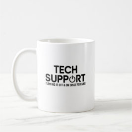 Taza De Café Regalo divertido para profesionales de soporte téc