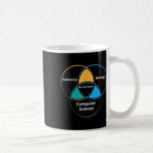 Taza De Café Regalo divertido para profesor de bioinformática b