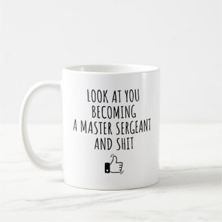 Taza De Café Regalo divertido para un sargento mayor del ejérci