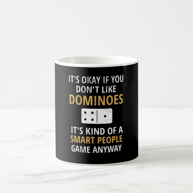 Taza De Café Regalo Dominoes| Jugador Dominoes Amantes (Centro)