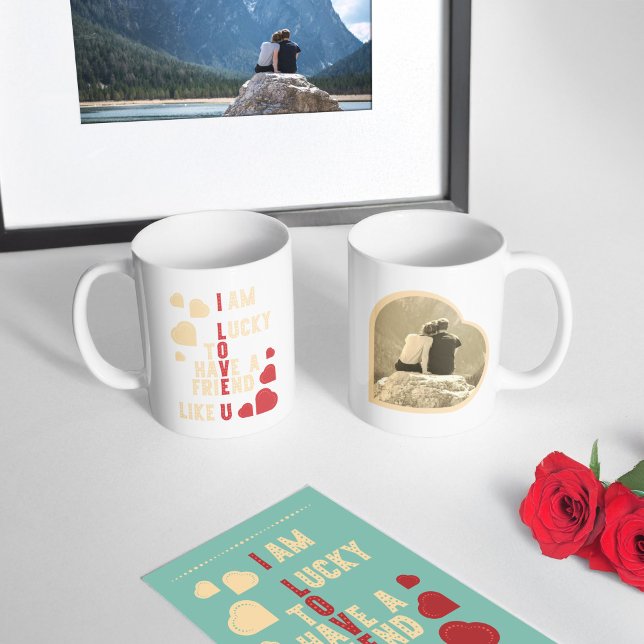 Taza De Café Regalo El día de San Valentín de estilo retro. (Subido por el creador)