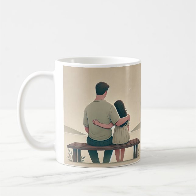 Taza De Café Regalo especial: Amor entre padre e hija (Izquierda)