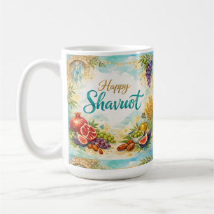 Taza De Café Regalo Feliz Shavuot, Fiesta de las Semanas, Fiest