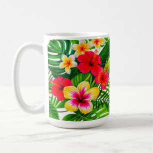 Taza De Café Regalo floral tropical