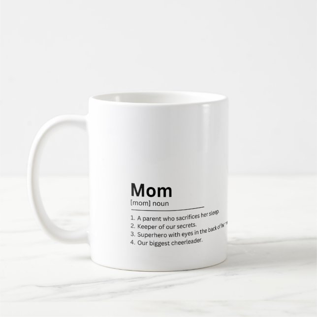 Taza De Café Regalo fotográfico de Personalizado de definición  (Izquierda)