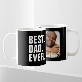 Taza De Café Regalo fotográfico del Día del Padre Personalizado