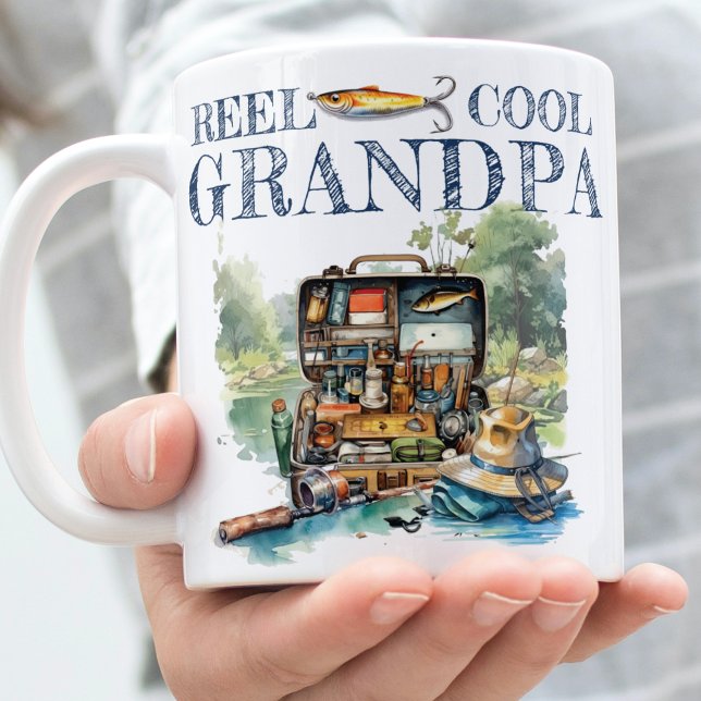 Taza De Café Regalo fotográfico para cumpleaños de pesca del ab (Subido por el creador)