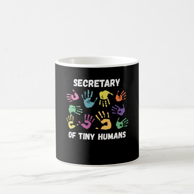 Taza De Café Regalo Funny Del Secretario De La Escuela (Centro)