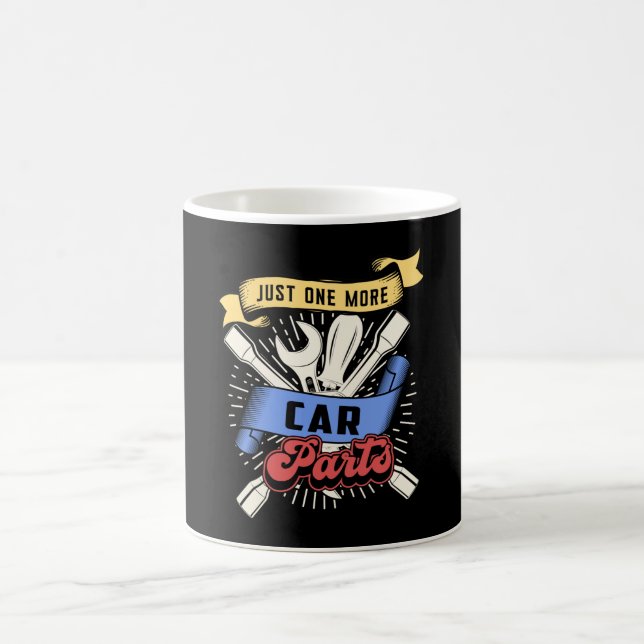 Taza De Café Regalo Funny Retro Retro Mechanics Car Engine (Centro)