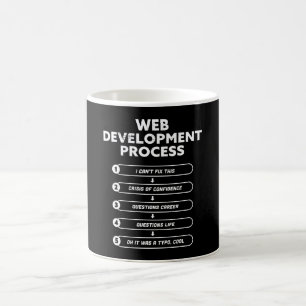 Taza De Café Regalo geek de codificación de procesos de desarr