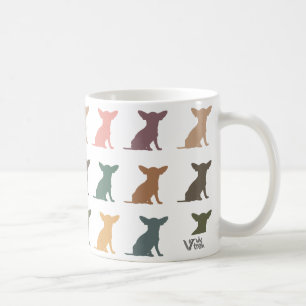 Taza De Café Regalo gráfico de bebida retro Chihuahua para aman