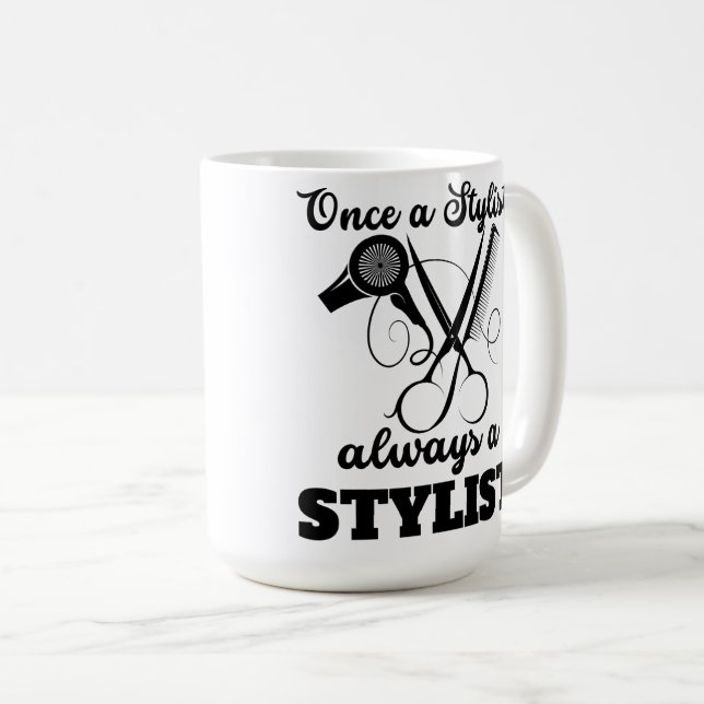 Taza De Café Regalo Hairstylist Gift Hairdresser (Anverso derecho)