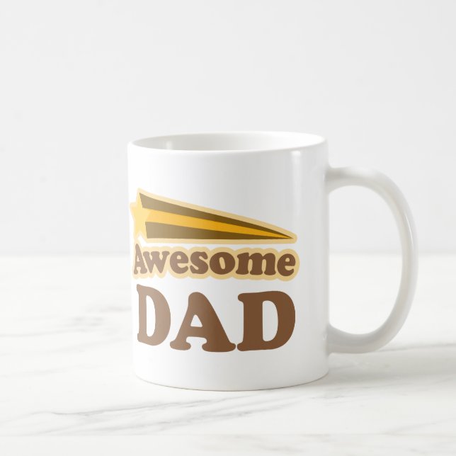 Taza De Café Regalo impresionante del día de padres del papá (Derecha)
