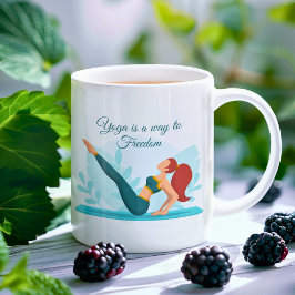 Taza De Café Regalo inspirador de los amantes del yoga - Person