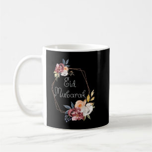 Taza De Café Regalo islámico floral de Eid Mubarak para mujer m
