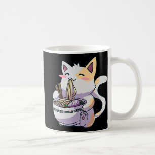 Taza De Café Regalo japonés Ramen Cat Kawaii Anime