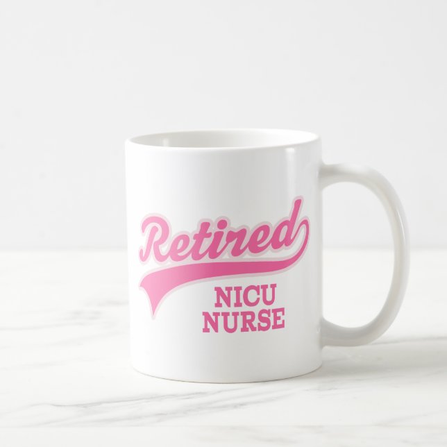 Taza De Café Regalo jubilado de la enfermera de Nicu (Derecha)