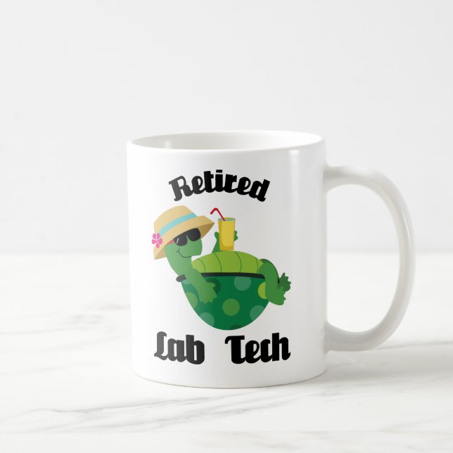 Taza De Café Regalo jubilado de la tecnología del laboratorio (Derecha)