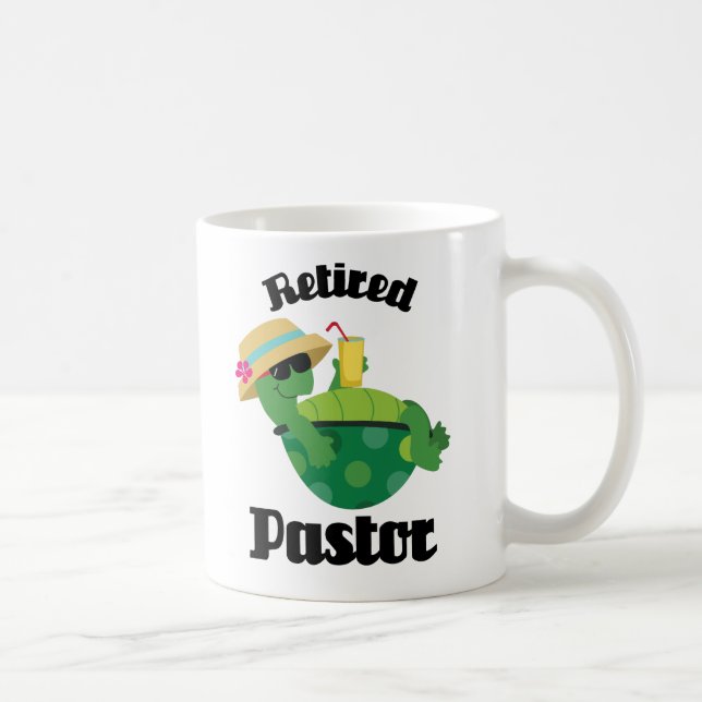Taza De Café Regalo jubilado del pastor (Derecha)