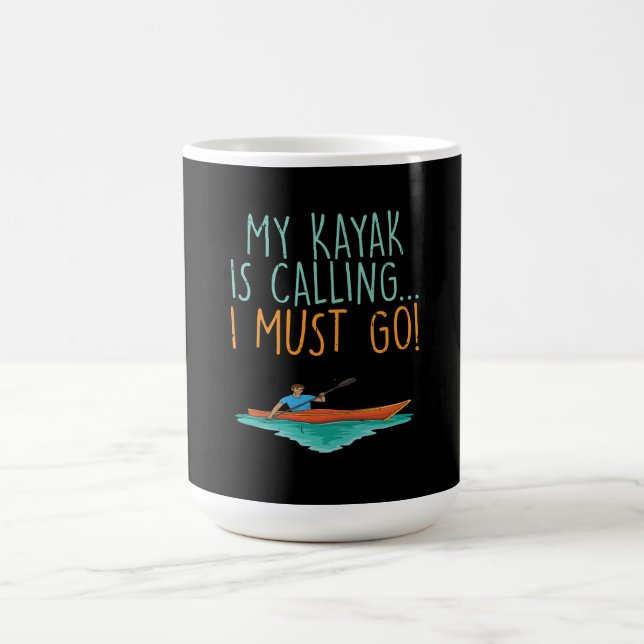Taza De Café Regalo Kayak (Centro)