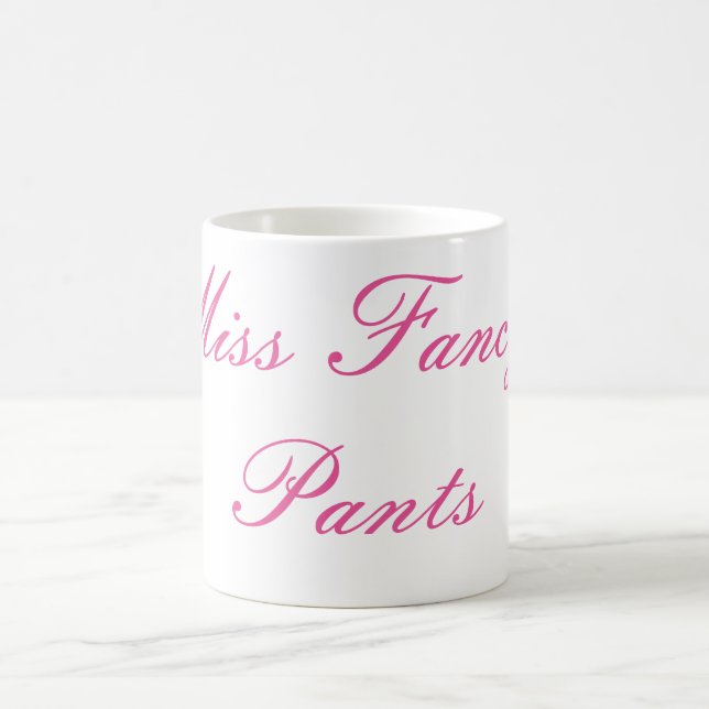 Taza De Café Regalo lindo de Srta. Fancy Pants Mug Preppy (Centro)