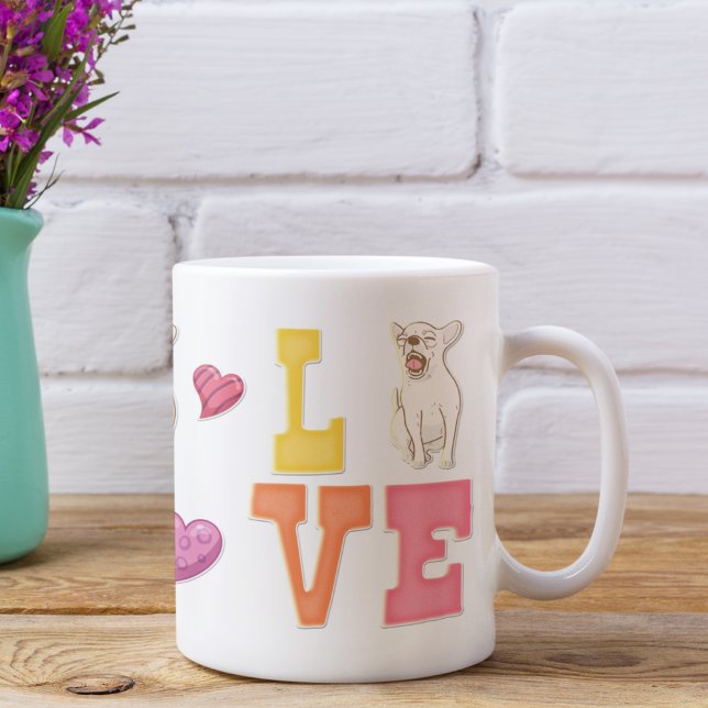 Taza De Café Regalo lindo para amantes de los perros Chihuahua  (Subido por el creador)