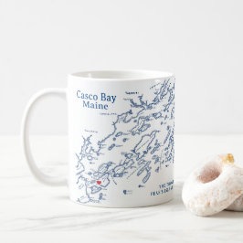 Taza De Café Regalo Maine de Peaks Island