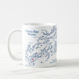Taza De Café Regalo Maine de Peaks Island