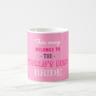 Taza De Café Regalo más elegante del mundo para la novia