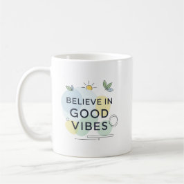 Taza De Café Regalo Motivacional Solo Buenas Vibraciones Inspir