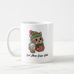 Taza De Café Regalo Navideño de Kawaii Kitty para Amantes de lo