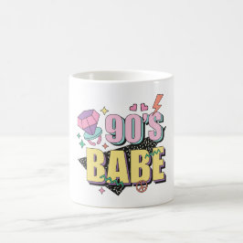 Taza De Café Regalo nostálgico "Babe de los 90"