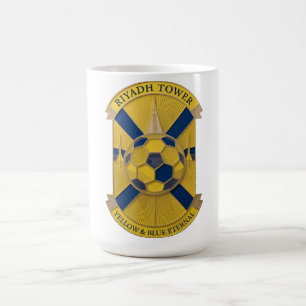 Taza De Café Regalo Orgullo Ciudad Fútbol Torre Riad Arabia Sau