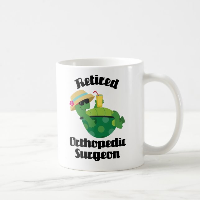 Taza De Café Regalo ortopédico jubilado (Derecha)