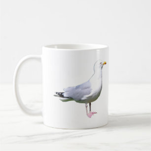 Taza De Café Regalo para amante de aves costeras con postura de
