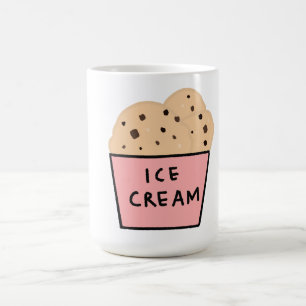 Taza De Café Regalo para Amante de Helado de Masa de Galleta co