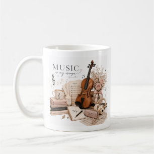 Taza De Café Regalo para amante de la música de lujo suave