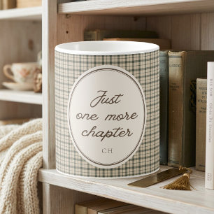 Taza De Café Regalo para amante de los libros solo un capítulo 