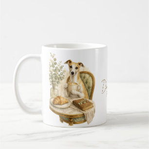 Taza De Café Regalo para amante del café Whippet Perro elegan