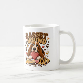 Taza De Café Regalo para amantes de Basset Hound para mujeres -