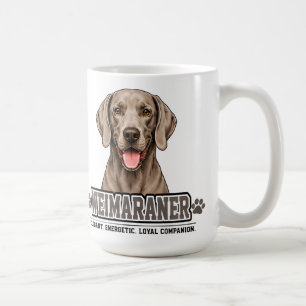 Taza De Café 🐾 Regalo para amantes de Weimaraner 🐾