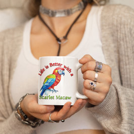Taza De Café Regalo para Amantes del Café de la Guacamaya Escar