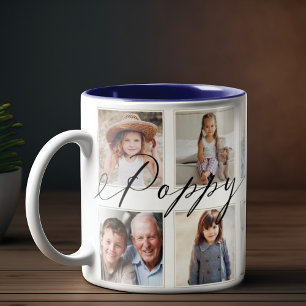 Taza De Café Regalo para amapola Collage de fotos de los niet