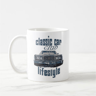 Taza De Café regalo para club de autos clásicos antiguos