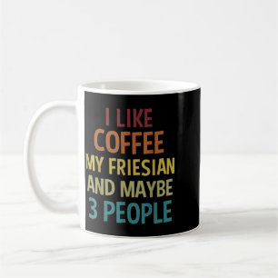 Taza De Café Regalo para dueño de caballo frisón amante del caf