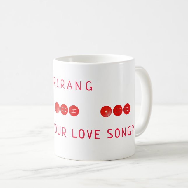 Taza De Café Regalo para el ejército inspirado en K-pop: ¿Cuál  (Anverso derecho)