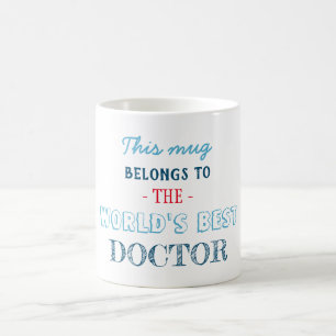 Taza De Café Regalo para el mejor médico